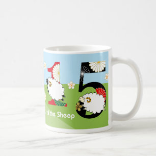 Café 2015 anos de salto da caneca dos carneiros
