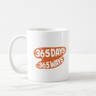 Café 365 dias de caneca motivacional