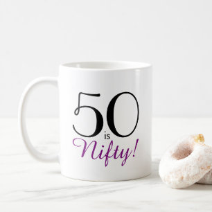Café 50 são astuciosos! 50th Caneca do presente de