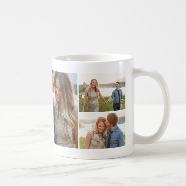 Café 7 Colagem de Fotos | Caneca (Direita)