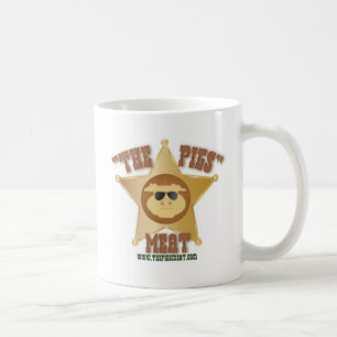 Café A caneca da carne de porcos