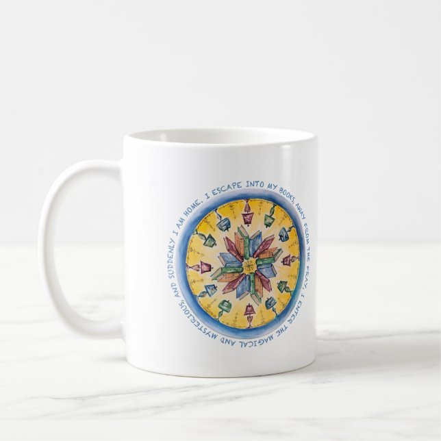 Café A caneca de amante de livro (Esquerda)