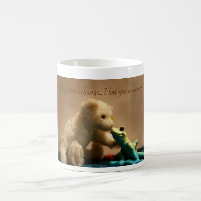 Café A caneca de beijo do sapo do urso de ursinho, (Centro)