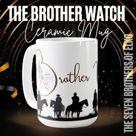Café A Caneca de Cerâmica Brother Watch