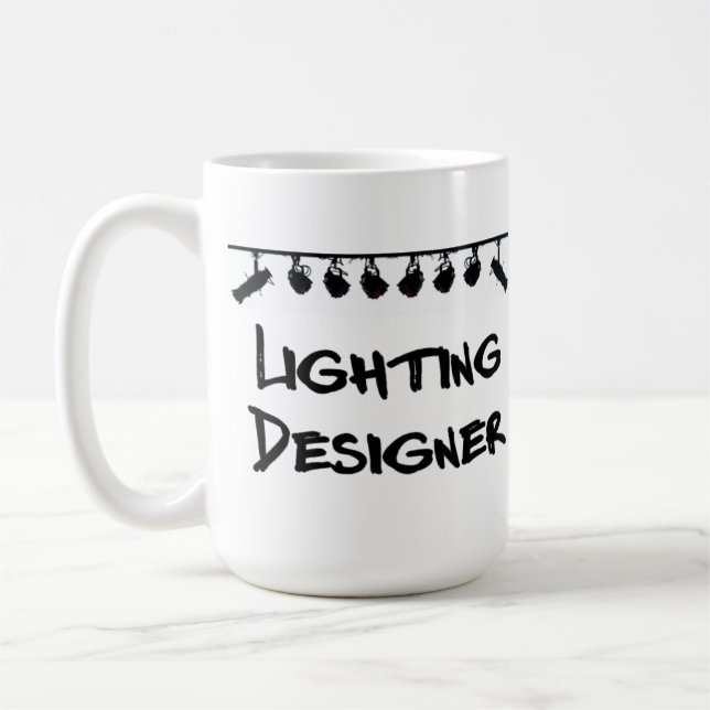 Café A caneca de desenhista de iluminação (Esquerda)