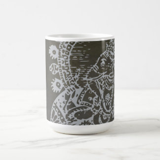 Café A caneca de prata de Ganesh - adicione seu próprio