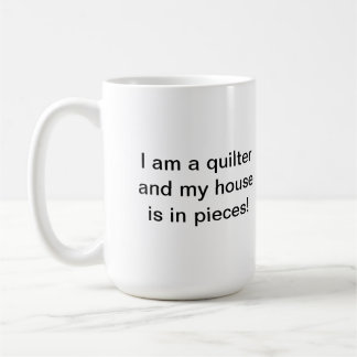 Café A caneca de Quilter da casa/partes