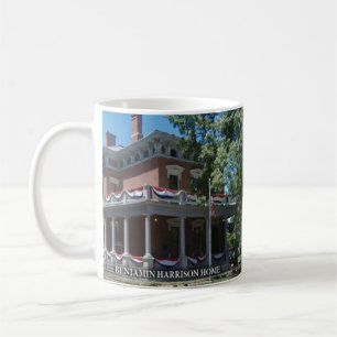 Café A caneca histórica da casa de Benjamin Harrison