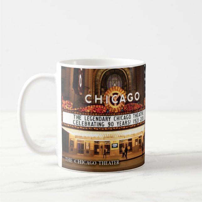 Café A caneca histórica do teatro de Chicago (Esquerda)