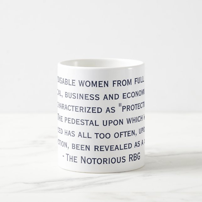 Café A caneca notória das citações de RBG (Centro)