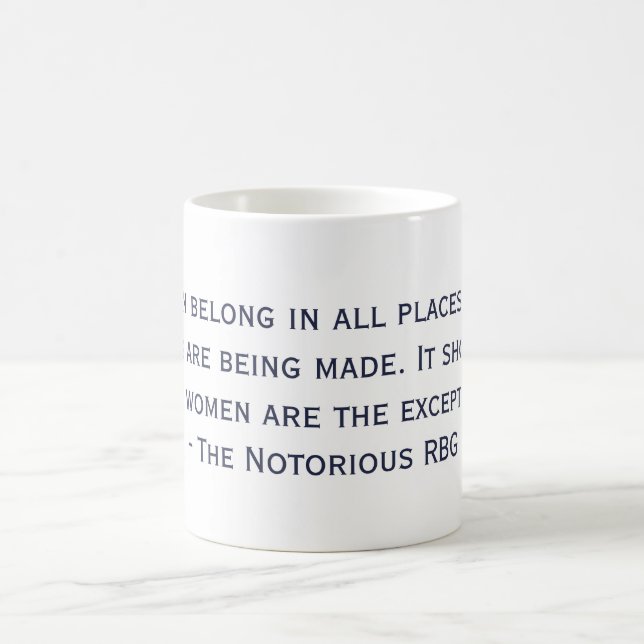Café A caneca notória das citações de RBG (Centro)