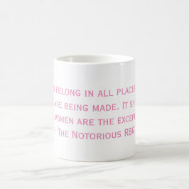 Café A caneca notória das citações de RBG