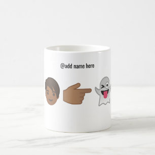 Café A caneca personalizada   de Emoji você é minha