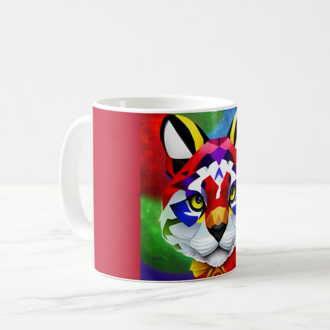 Café A caneca vermelha do gato de Alexandre (Frente Esquerda)