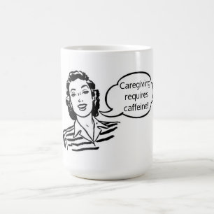 Café A cura requer caneca de Caffeine