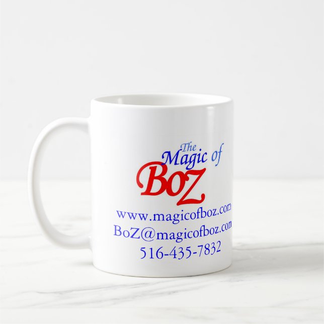 Café A mágica da caneca da lembrança de BoZ (Esquerda)