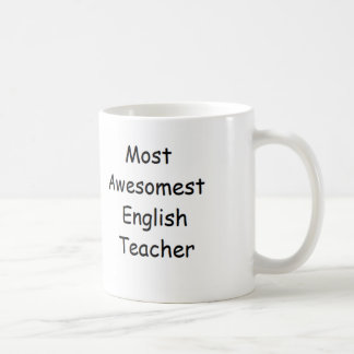 Café A maioria de caneca do professor de inglês de