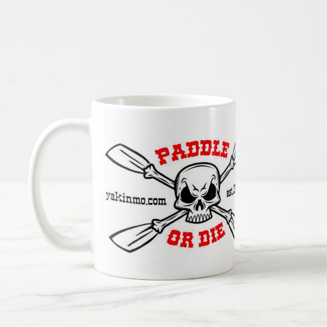 Café A pá ou morre caneca de Yakinmo.com (Esquerda)