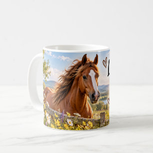 Café A Vida é Melhor Com Cavalos Caneca Para Amantes de