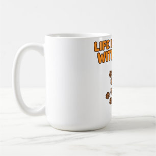 Café A Vida É Melhor Com Uma Caneca De Dachshund