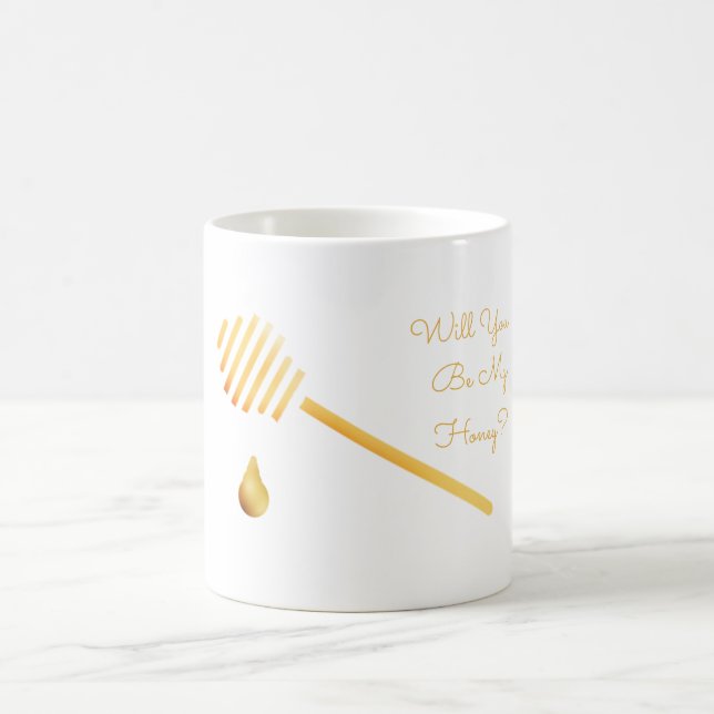 Café Abelhas namorados e caneca de mel (Centro)