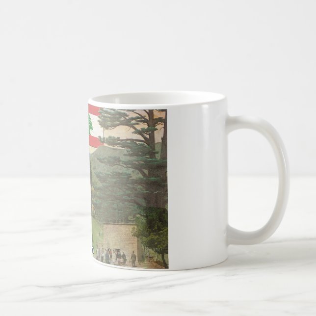 Café Abençoado pela caneca de Líbano (Direita)