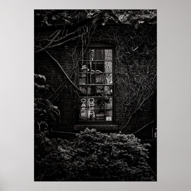 Café Aberto No 1 Poster (Frente)