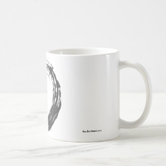 Café Abra a caneca do zen de Enso do círculo