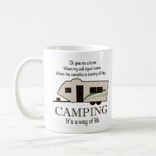 Café Acampamento: É uma caneca do modo de vida