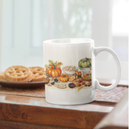 Café Ação de Graças Moderno 11 Caneca