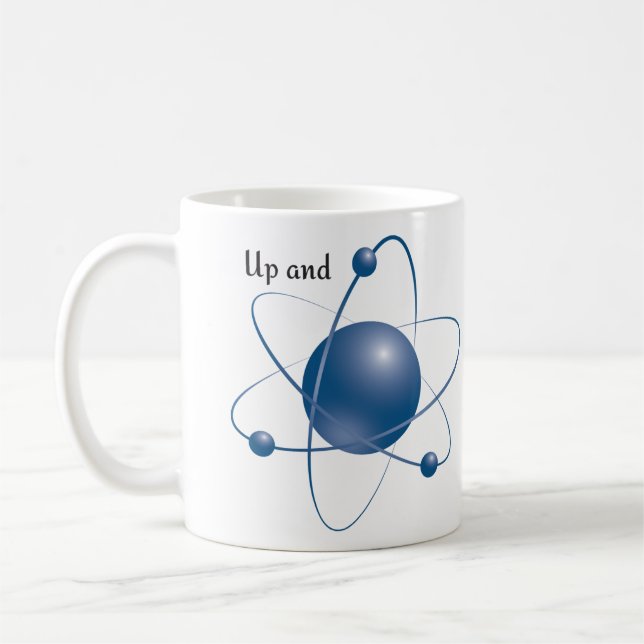Café Acima de & do átomo caneca (Esquerda)