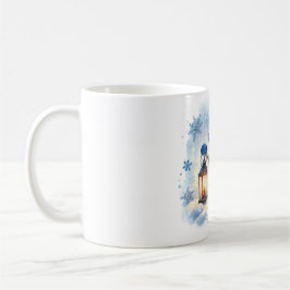 Café Aconchegante Caneca de Inverno Boneco de Neve com 