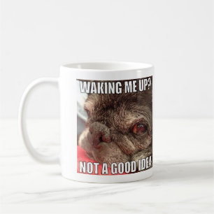 Café Acordando me acima? Caneca de Bumblesnot