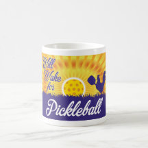 "Acordará para caneca de Pickleball"