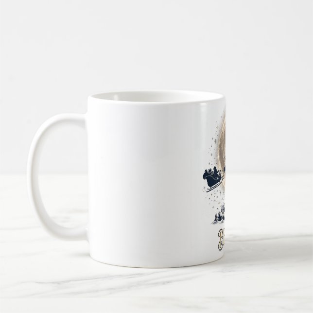 Café Acredite na Caneca de Natal do Trenó (Esquerda)
