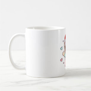 Café Adequada Embrulho de Caneca de Personagem de Desen