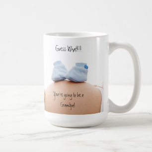 Café Adivinhe! Caneca de Anúncio de Gravidez