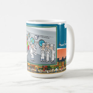 Café Afundado pela Surpresa   Caneca Clássica de Aniver