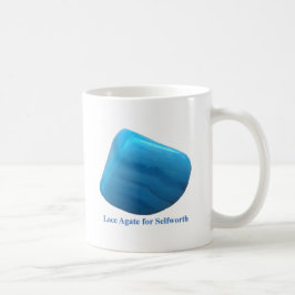 Café Ágata do laço para a caneca de Selfworth por