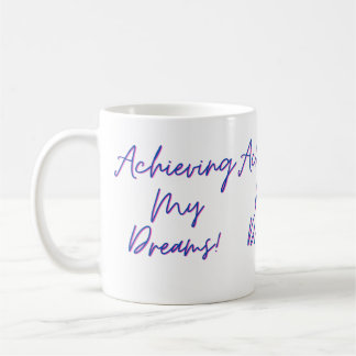 Café Alcançar Minha Caneca de Sonhos
