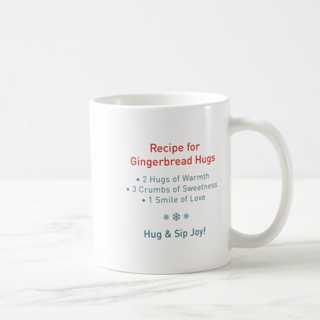Café Alegre Envoltório de Caneca de Natal Homem de Bisc (Direita)