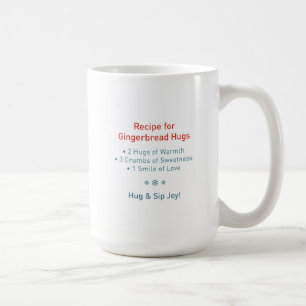 Café Alegre Envoltório de Caneca de Natal Homem de Bisc
