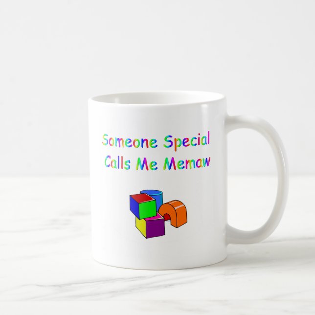 Café Alguém chama-me caneca de Memaw (Direita)