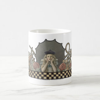 Café Alice no país das maravilhas caneca de 15 onças