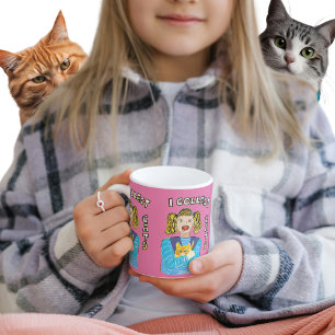 Café Ama de gato dono de presentes de gatos novo caneca