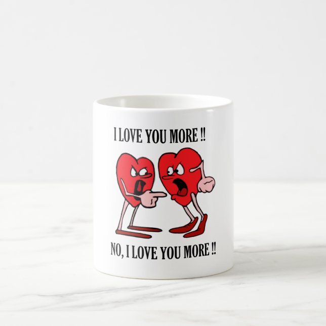 Café "Ame o branco no ar" caneca branca clássica de 11 (Centro)