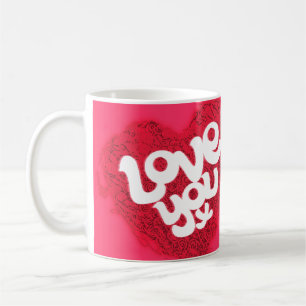 Café "Ame-o caneca dos namorados de x"