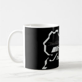 CAFÉ AMG - MAPA DE NÜRBURGRING - CANECA