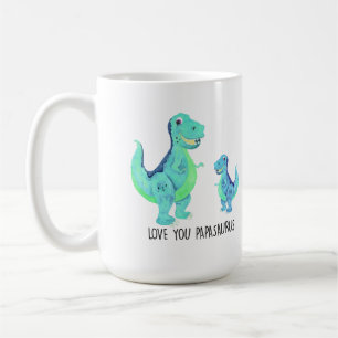 Café Amo sua caneca de papassauro