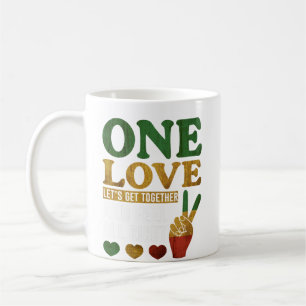 Café Amor universal, caneca de amor jamaicana, um amor,